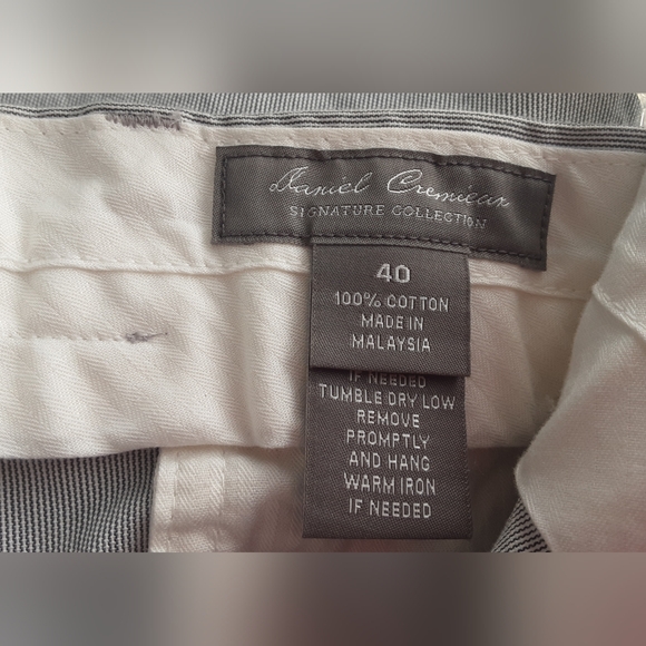 David Cremieux Mens Cotton Dress Shorts - Picture 5 of 7